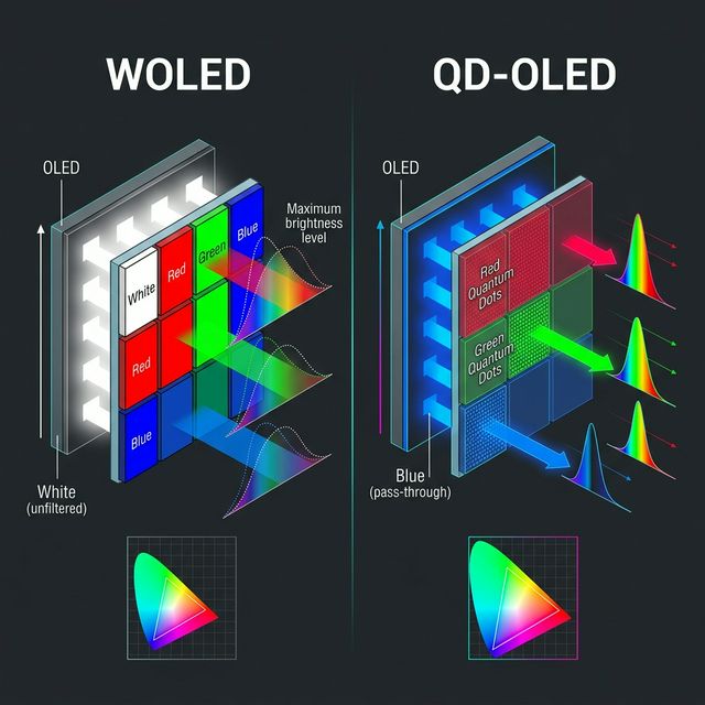 WOLED vs QD-OLED comparison