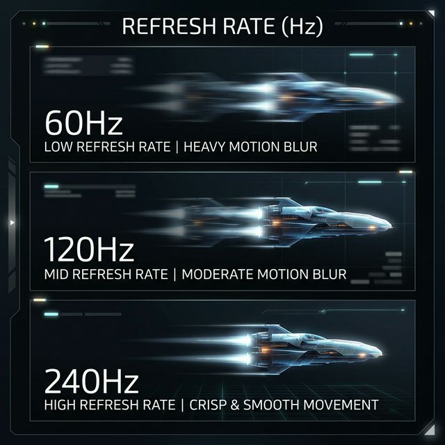 Refresh Rate comparison